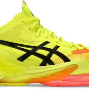 ASICS Men’s METARISE 2 Volleyball Shoes, 11.5, Safety Yellow/Black