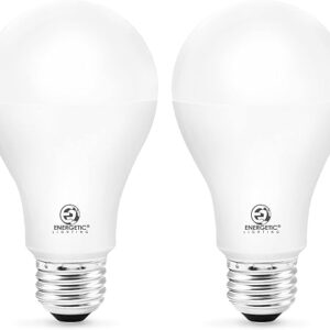 ENERGETIC Super Bright Light Bulb 150 Watt Equivalent A21 LED Light Bulb, Cool White 4000K, 2600 High Lumens LED Bulb, E26 Base, Non-Dimmabl…