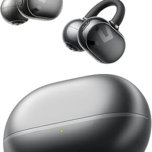 SoundPEATS POP Clip Wireless Open Ear Earbuds, Button Control, Lightweight Comfort Headphones, 30H Playtime, IPX5 Waterproof, Bluetooth 5.4…