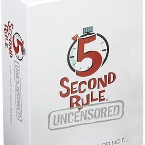 5 Second Rule Uncensored – Fun Card Game for Game Night with Friends – for Ages 17 and Up