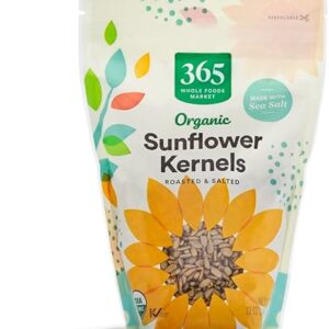 365 by Whole Foods Market, Organic Roasted Salted Sunflower Kernels, 12 Ounce