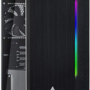 Montech Flyer Black Micro ATX, Mini-ITX/Pre-Installed 2 Fans/High-Airflow/Computer Gaming Case/Hairline Surface Front Panel/Three Versions …