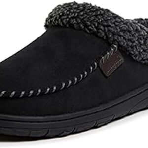 Dearfoams Men’s Memory Foam Clog Slippers