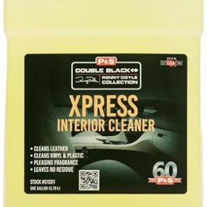P & S Professional Detail Products Xpress Interior Cleaner – Safe for Leather, Vinyl, Plastic & More, Removes Dirt, Grease & Oil, No Residu…