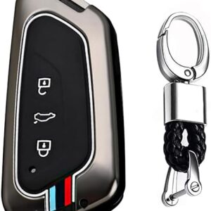 Remote Control Smart Key Fob Case Shell Fit for VW Golf 8 MK8 Golf GTI Skoda Octavia Keychains 3 Button Black