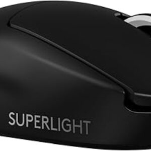 Logitech G PRO X SUPERLIGHT 2 wireless gaming mouse, 60 g pro-grade mouse with 5 programmable buttons, 44k DPI sensor, 8 kHz report rate, U…