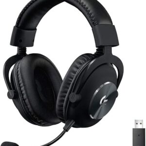 Logitech G PRO X Wireless Lightspeed Gaming Headset Gen 1: Blue VO!CE Mic Filter Tech, 50 mm PRO-G Drivers, and DTS Headphone:X 2.0 Surround…