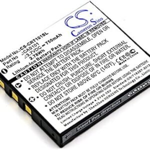 Replacement for Battery Creative CAS101 Vado, Vado Pocket HD, Vado Video Cam, VF0570 3.7v