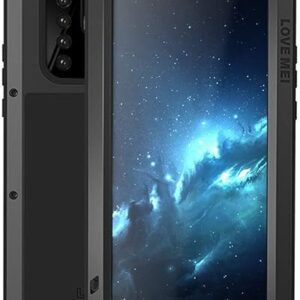 for Huawei P30 Pro Case,Armor Tank Aluminum Metal Gorilla Glass Shockproof Military Heavy Duty Sturdy Protector Cover Hard Case for Huawei P30 Pro…