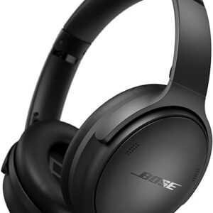 Bose QuietComfort Bluetooth Headphones, Wireless Headphones with Active Over Ear Noise Cancelling and Mic, Deep Bass, Up to 24 Hours of Pla…