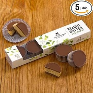 LAKE CHAMPLAIN CHOCOLATES Gift Box-Peanut Butter Chocolates, 4.25 OZ