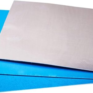 PH PandaHall 20pcs Thin Aluminum Sheets 5mm Metal Sheet Aluminum Sheet Plate Flat Stock 3.9×3.9 Inch Unplated Aluminium Plate Material for …