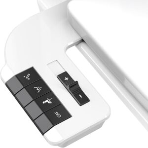 Dual Nozzle Bidet Attachment for Toilets