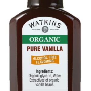 Watkins Organic Pure Vanilla Alcohol Free Flavoring, 2 Fl. Oz (Pack of 1)
