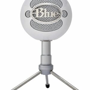 Logitech for Creators Blue Snowball iCE USB Microphone – White (Renewed)