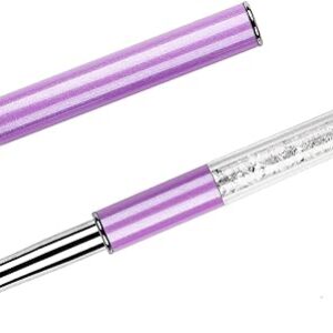 BQAN 1Pcs Nail Ombre Brush Nail Art Gradient Painting Brush With Rhinestone Handle For Nail Design, For Gel Nails