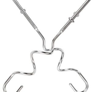 KHM512 Hand Mixer Dough Hooks Attachments Suitable for KitchenAid Hand Mixers. Stainless Steel Dough Hooks. Replacement KHM 5KSM KSM KSMO K…