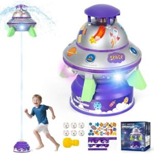 UFO Rocket Launcher Sprinkler Water Toy