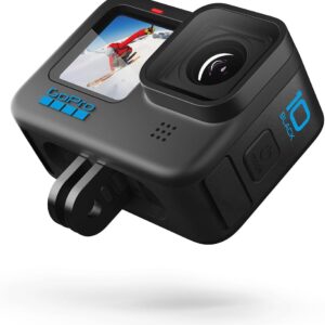 GoPro HERO10 Black – Waterproof Action Camera with Front LCD and Touch Rear Screens, 5.3K60 Ultra HD Video, 23MP Photos, 1080p Live Streamin…
