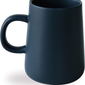 Coffee Mug, Matte Ceramic Coffee Cup, Both Hot & Cold Beverage Tea Cup for Office & Home, Suitable for Dishwasher & Microwave & Oven, 16.5 oz (Royal Blue)