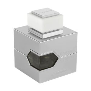 Al Haramain L’Aventure Blanche – Cologne for Men – Long Lasting Arabian Perfume for Men – Eau de Parfum – Floral Amber Fragrance – 3.3 oz