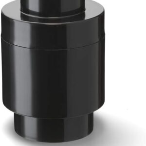 ROOM Copenhagen, Lego Round Brick 1 – Stackable Storage Solution – Black