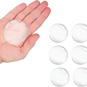 Silicone Wall Protectors & Door Stoppers: 6-Pack Clear, Self-Adhesive Bumpers for Doors, Fridges & Walls | Prevent Damage, Reduce Noise, Easy Install