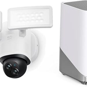 eufy Security Floodlight Camera E340 Wired HomeBase S380 (HomeBase 3)