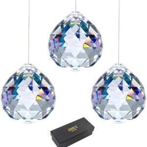 40mm Clear Crystal Ball Prism Pendant