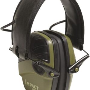 Howard Leight by Honeywell Impact Sport Sound Amplification Electronic Earmuff, Green (R – 01526)
