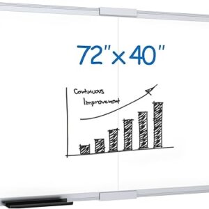 VIZ-PRO 72×40 Magnetic Dry Erase Board