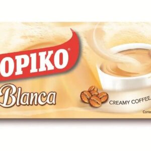 Kopiko Creamy Blanca Long Pack 3 in 1 Instant Coffee Mix 30 Bags, 30g