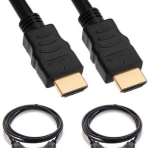 2-Pack Short HDMI Cable 4K Ultra High Speed