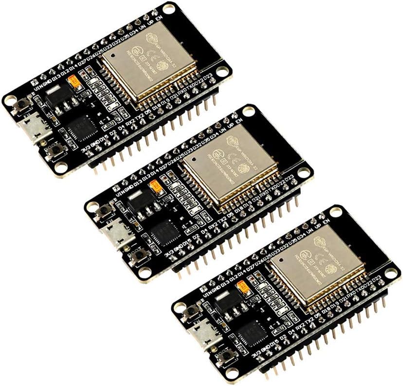 ESP-WROOM-32 ESP32 ESP-32S Development Board 2.4GHz Dual-Mode WiFi + Bluetooth Dual Cores Microcontroller Processor Integrated with Antenna RF AMP...
