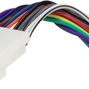 Scosche GM02B Compatible with Select 1986-05 GM Mini Power/Speaker Connector / Wire Harness for Aftermarket Stereo Installation with Color …
