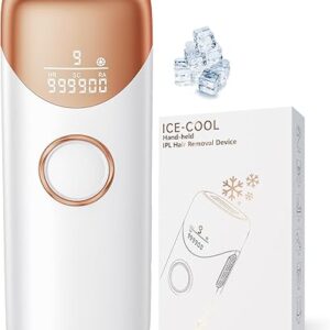 Laser Hair Removal with 5℃ Ice Cooling, Painless IPL Laser Hair Removal Device 3 In 1 Ubroo At Home Hair Remover Machine for Women Men Elect…