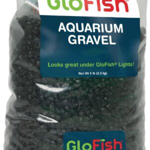 Glofish Aquarium Gravel, Solid Black, 5-Pound Bag