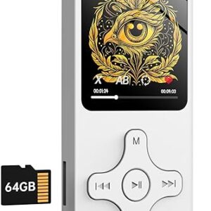 Nightingale Ⅲ :The Ultimate MP3 to Energize Your Day.Mp3 Player with Bluetooth,64GB, HiFi Lossless Sound Quality,Speaker,Recording,Photo,Vi…