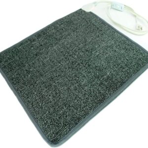 Cozy Toes Carpeted Foot Warming Heater Mat, 70-Watt Heated Warming Pad for Under Desk and More