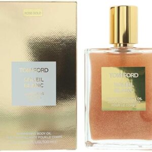 Tom Ford Soleil Blanc Rose Gold Shimmering Body Oil for Unisex, 3.4 Ounce