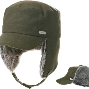 Jeff & Aimy Unisex Winter Earflap Trapper Hunting Ski Hat Baseball Cap 54-62CM