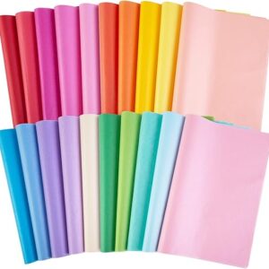 Koogel 330 Sheets Tissue Paper Bulk, 14×10 Inch Gift Wrapping Paper 20 Colors for Holiday Birthday Gift Bags DIY Craft Project