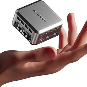 Intel Twin Lake N150(Upgraded N100) Mini PC, Mini Desktop Computer with LPDDR5 12GB RAM 512GB M.2 2242 SSD, Mini Computers 4K Triple Displa…
