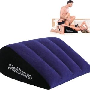 Inflatable Triangle Positioning Cushion for Couples