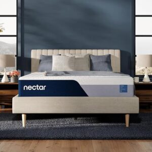 Nectar Classic 12” Queen Mattress (New Version) – Medium Firm – Contouring Memory Foam – Cooling Top Layer – Support & Pressure-Relief – Mi…
