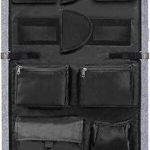 NEXT STATION Gun Safe Door Organizer,Gun Safe Door Panel Organizer with Removable Pistol Holders Mag Pouch,Adjustable Width Fit Door Panel18…