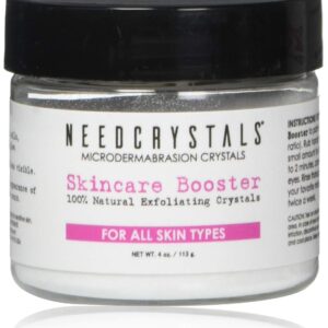 NeedCrystals Microdermabrasion Crystals DIY Facial Scrub. Natural Face Exfoliator for Dull or Dry Skin Improves Scars, Blackheads, Pore Siz…