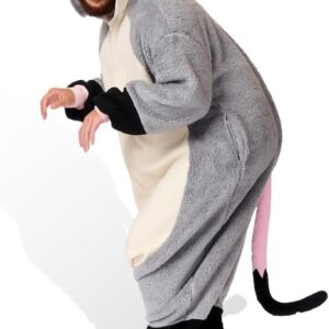 Possum Kigurumi Unisex Adult Onesie Pajamas Animal One Piece Costume Cosplay Sleepwear