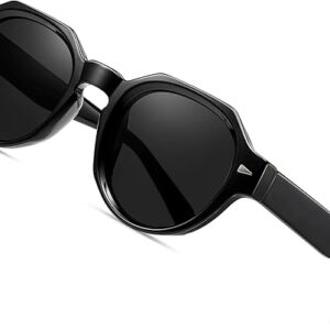 ROCKNIGHT Retro Polarized Sunglasses for Small Faces