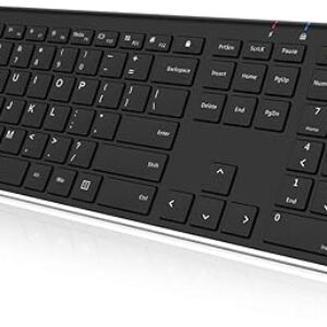 Arteck Ultra Slim Wireless Keyboard with Numeric Keypad